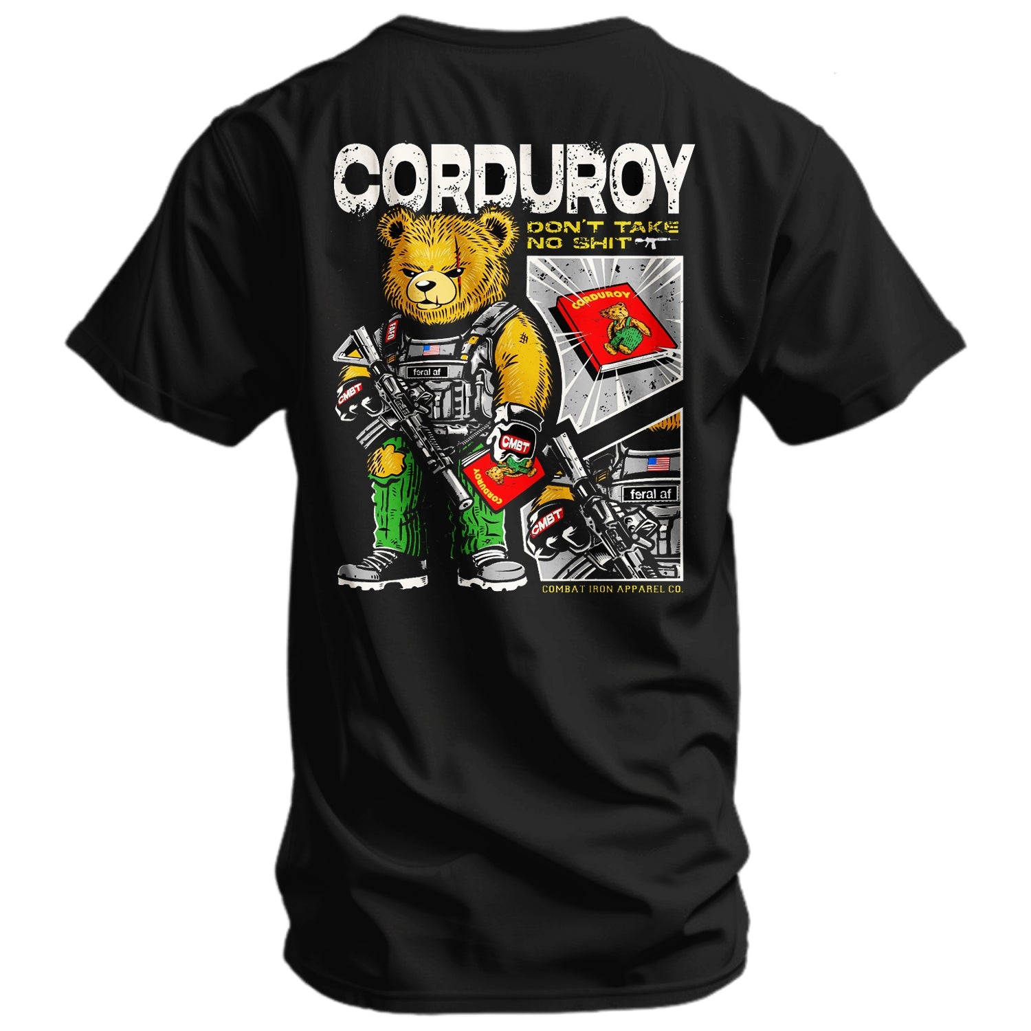 Corduroy The Bear - Don't Take No Sh*t Men's T-shirt – One Objective