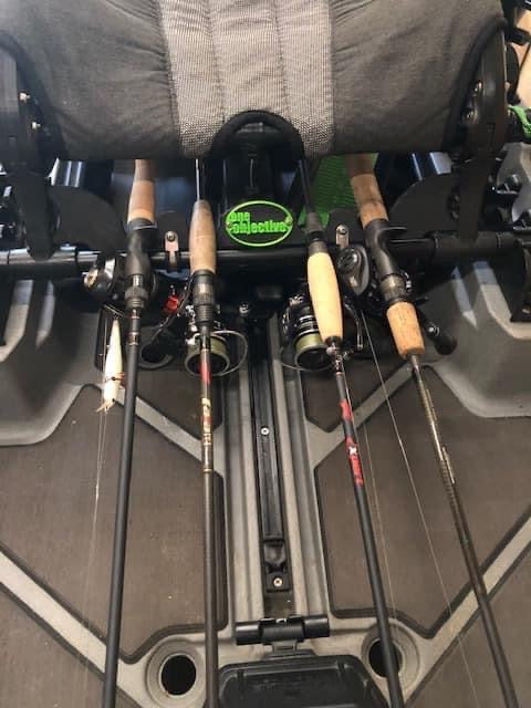 deluxe fishing rod holders with 12 bench seat mounting track Bonafide Under Seat Rod Holder – One Objective