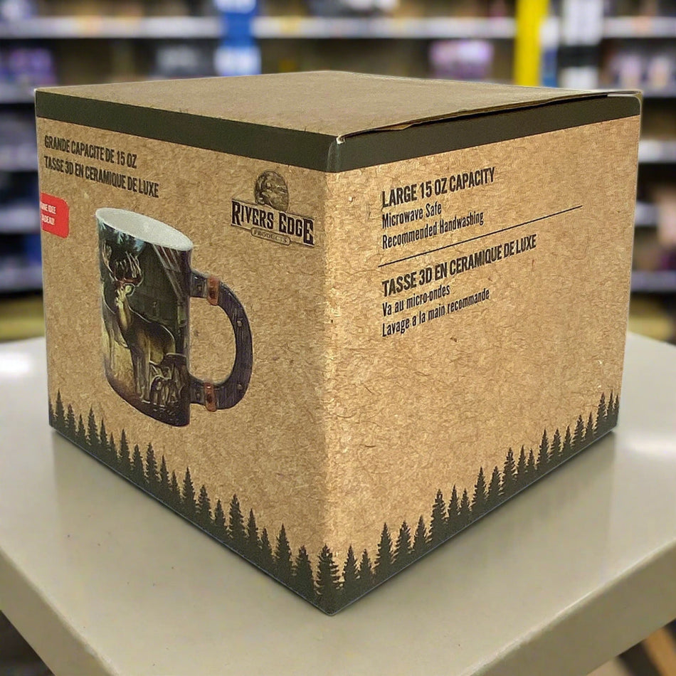 Ceramic Mug 3D 15oz-Deer Farm