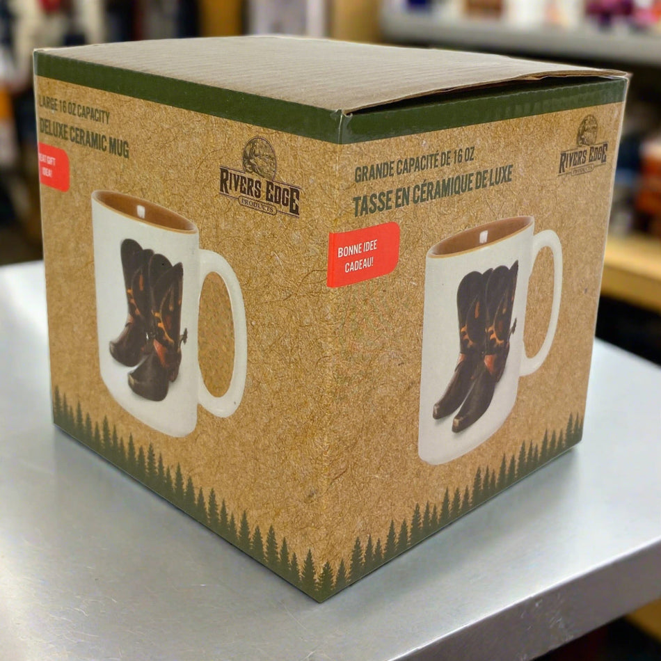 Ceramic Mug 16oz-Kick Off Boots