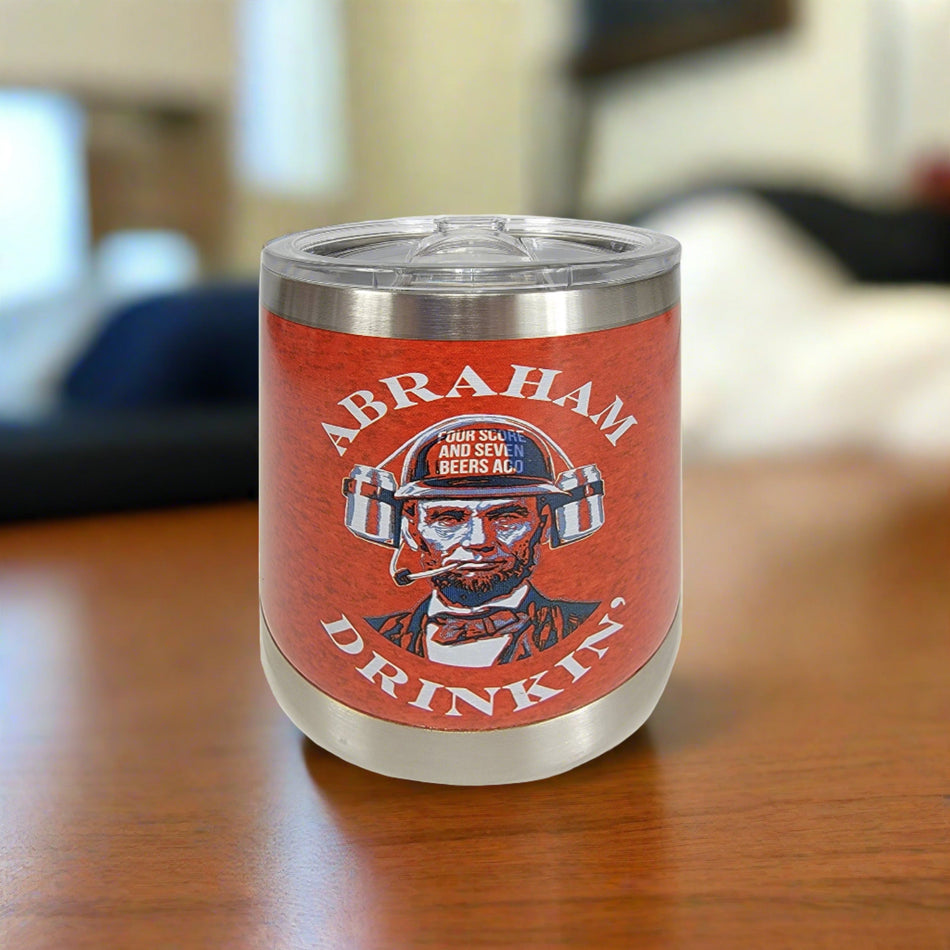 Tumbler 10oz-Abraham Drinkin