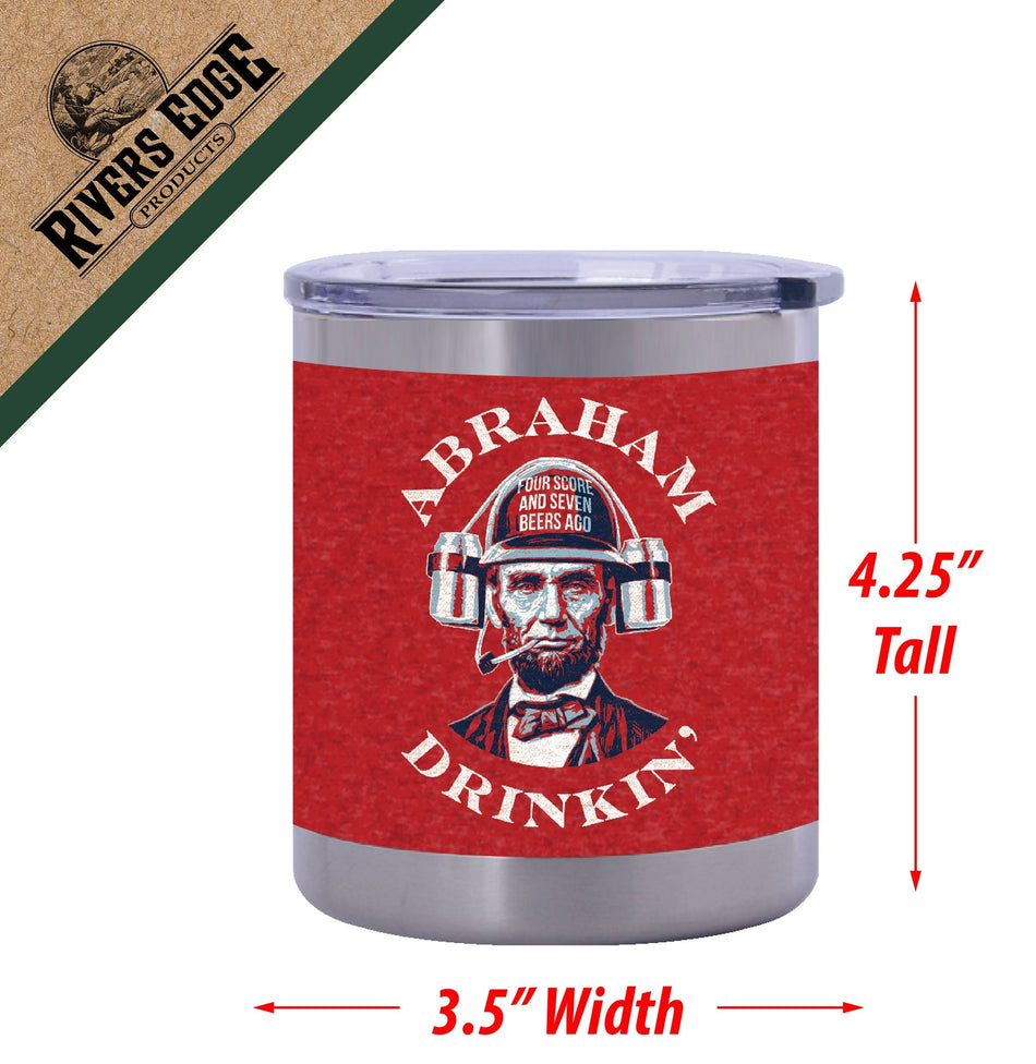 Tumbler 10oz-Abraham Drinkin