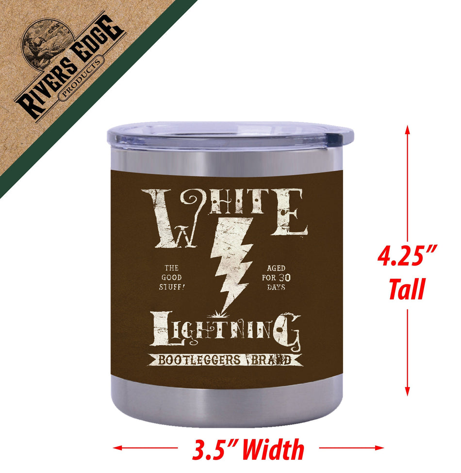 Tumbler 10oz-White Lightning