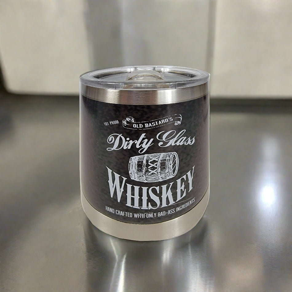 Tumbler 10oz-Dirty Glass Whiskey