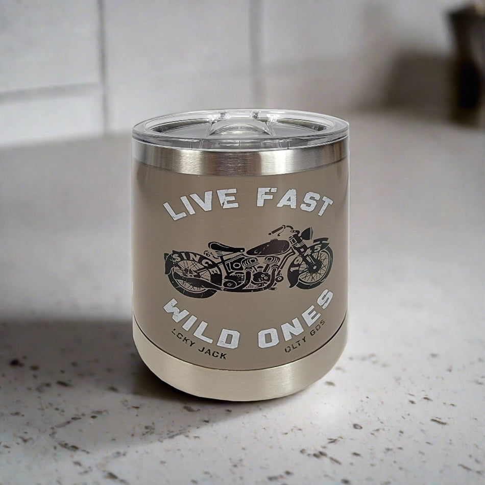 Tumbler 10oz-Live Fast Wild Ones