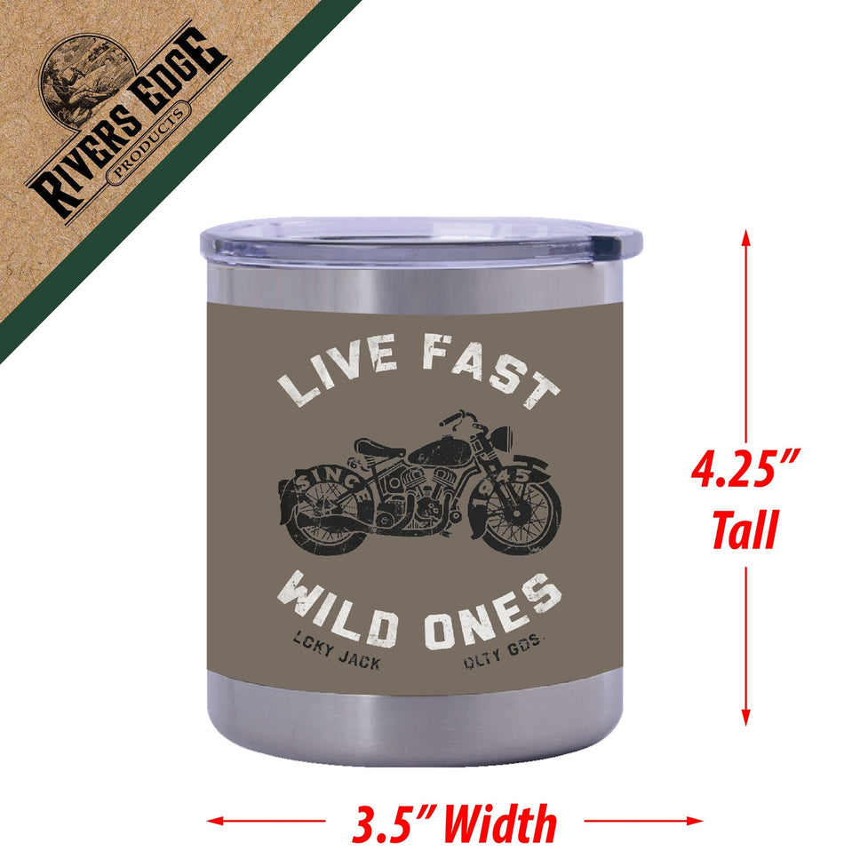 Tumbler 10oz-Live Fast Wild Ones