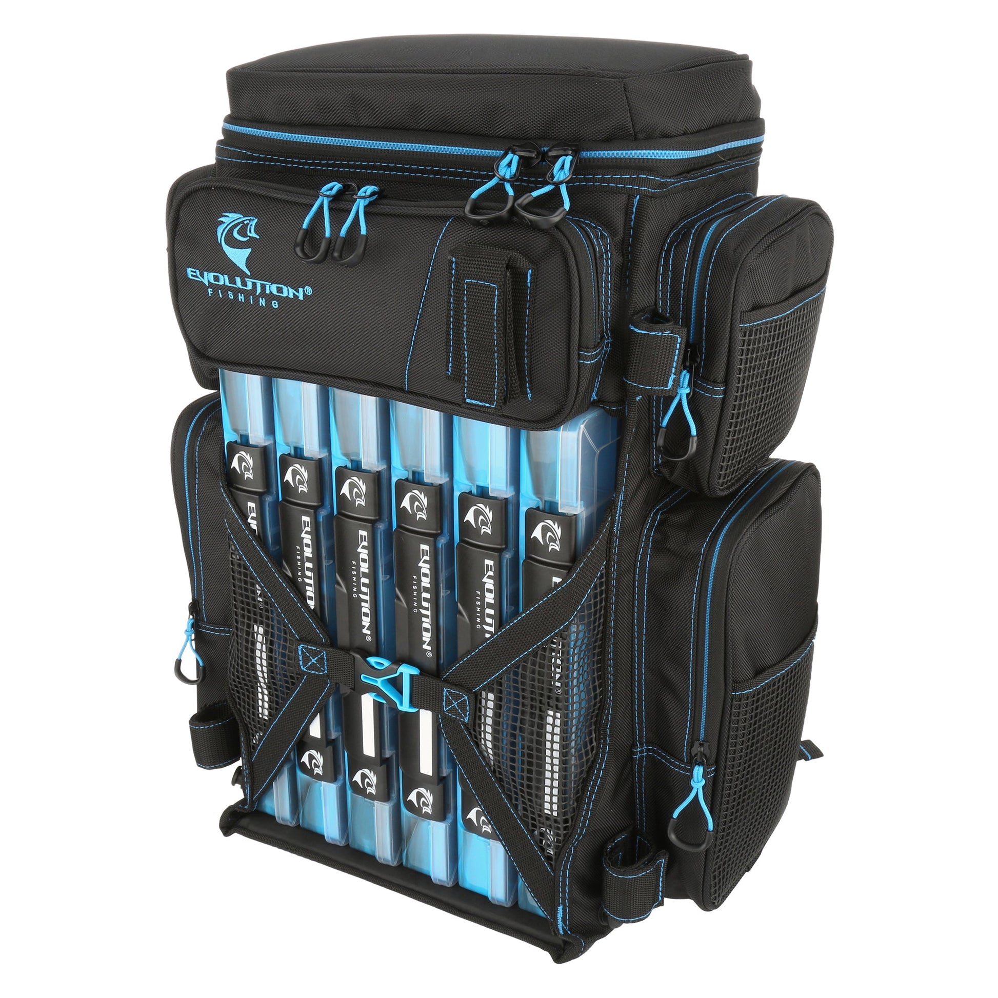3700 series tackle bag Drift Series 3700 Tackle Backpack with Rod Holders & QuikLatch Trays – One Objective
