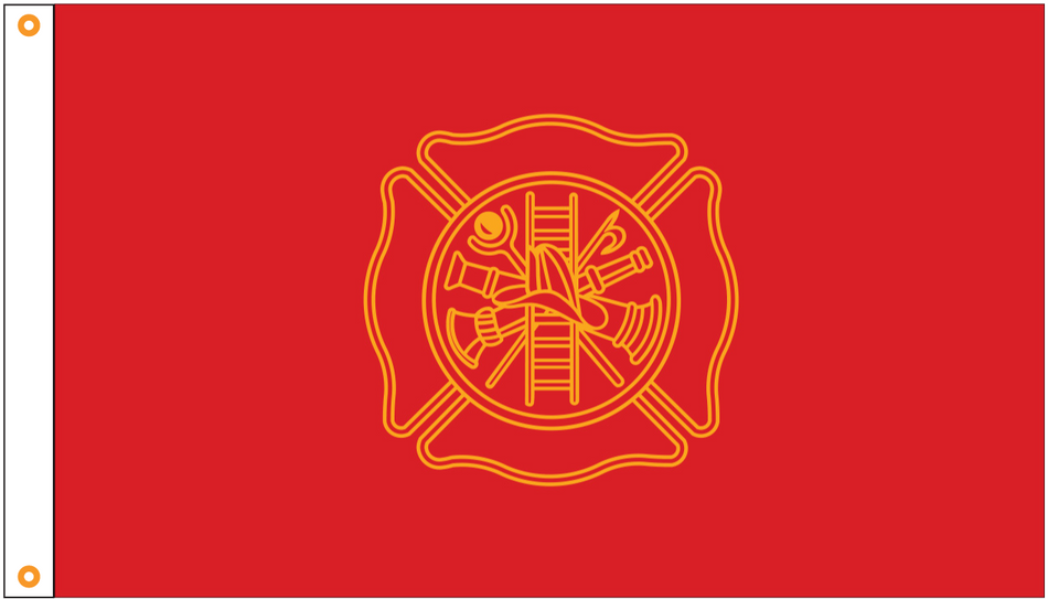Fire Fighters Outdoor Flag