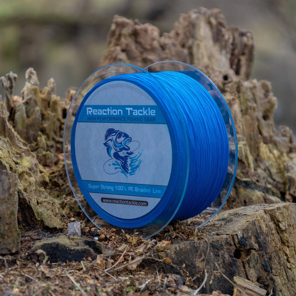 Reaction Tackle Braided Fishing Line - Dark Blue