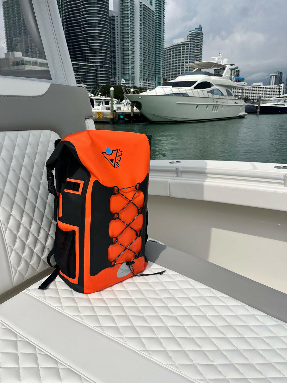 Triton Dry Bag Backpack (Sunset Orange)