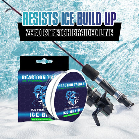 Reaction Tackle Ice Fishing Braided line - 8 Strand One Objective Reaction Tackle Ice Fishing Braided line - 8 Strand One Objective