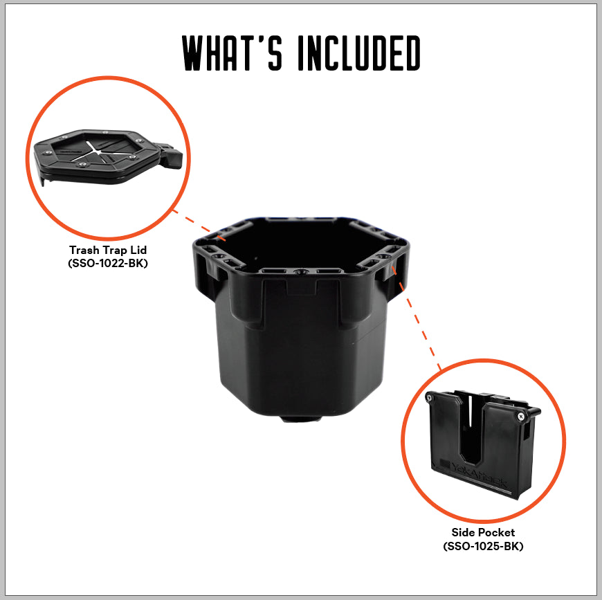 Trash Trap Cup Holder Pro