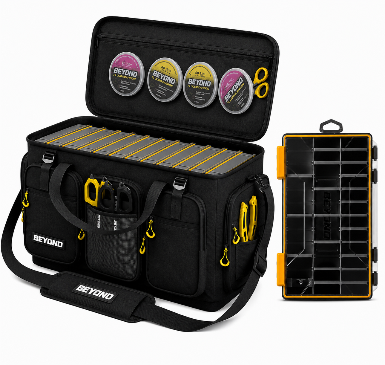 Beyond Fishing Hauler Tackle Bags -Available in Medium, Large, and Extra-Large Medium / Without Tackle Box