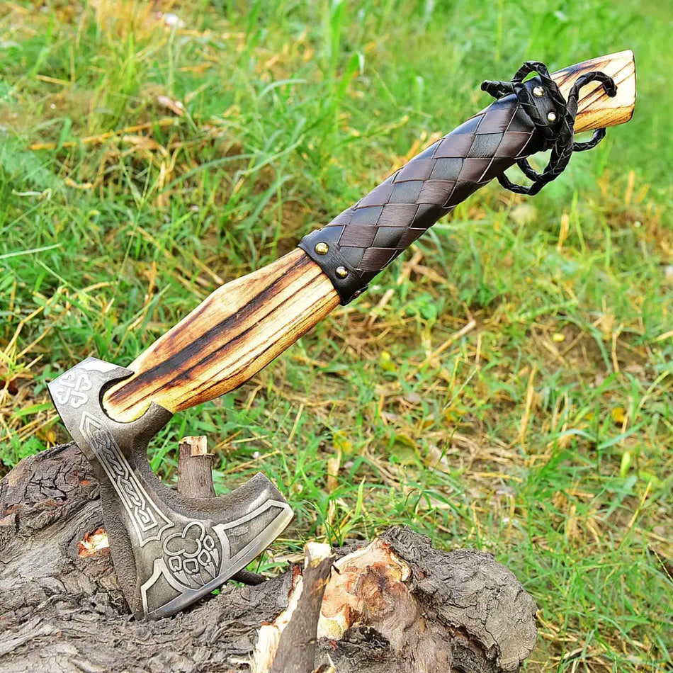 Custom Hand Made Forged High Carbon Steel Axe Superb Design Axe Hatchet Tomahawk WH 3549