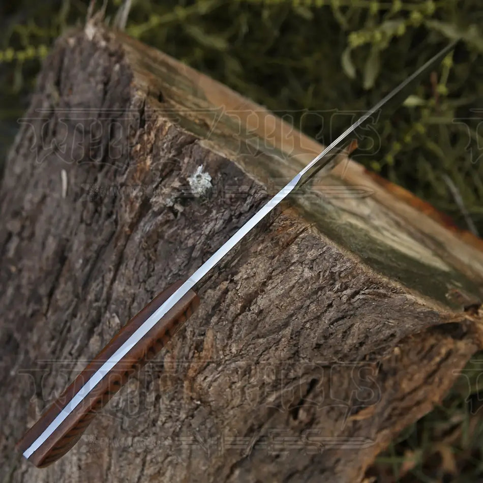 Handmade Forged Stainless Steel Survival Hunting Bushcraft Kukri Knife EDC 15” With Cocobolo Wood Handle