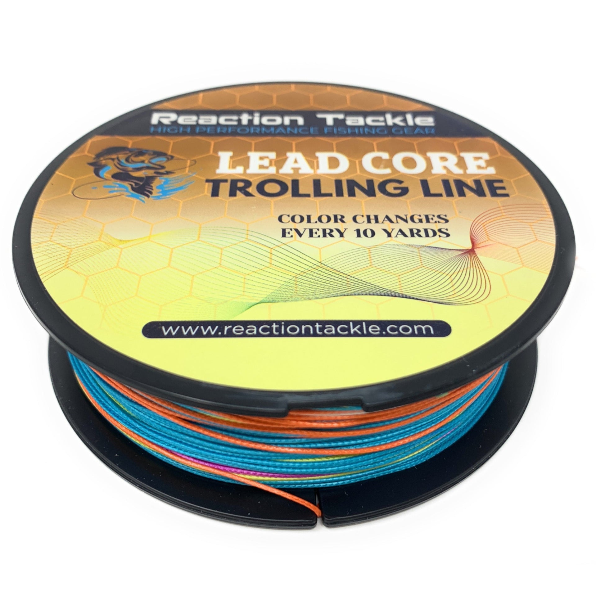 best poles for lead core fishing line Reaction Tackle Lead Core Metered Trolling Braided Line